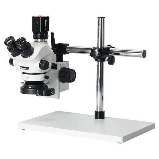 MUSTOOL 24MP 4K HDMI Simul-Focal Microscope with 3.5X-100X Zoom & CTV Adapter
