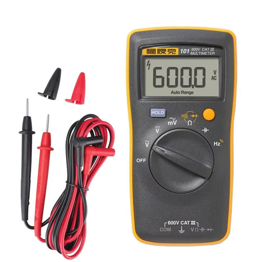 Digital Multimeter 600V, 6000 Counts LCD Tester for AC/DC Voltage, Resistance, Capacitance, Continuity & Frequency Measurement