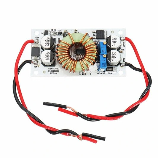 High Power Adjustable DC-DC Boost Converter 8.5-48V to 10-50V 250W 10A Step-Up Module for Vehicle, Laptop, LED Driver