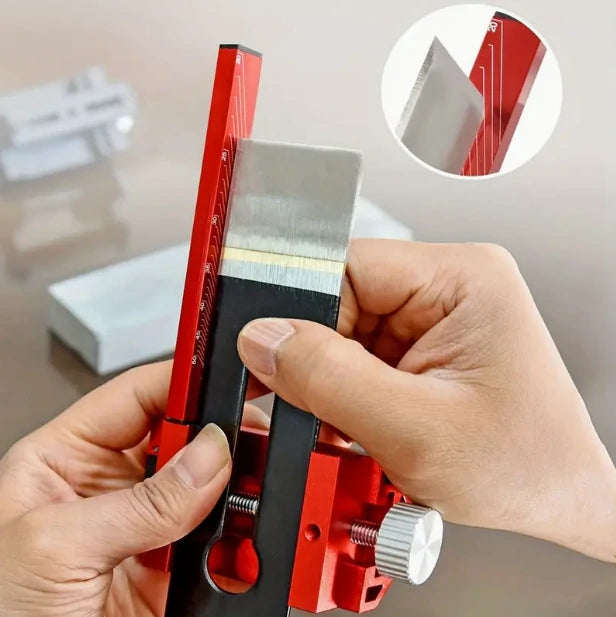 Aluminum Alloy Honing Guide for Whetstone Sharpening - Chisel Jig Roller and Kitchen Gadgets