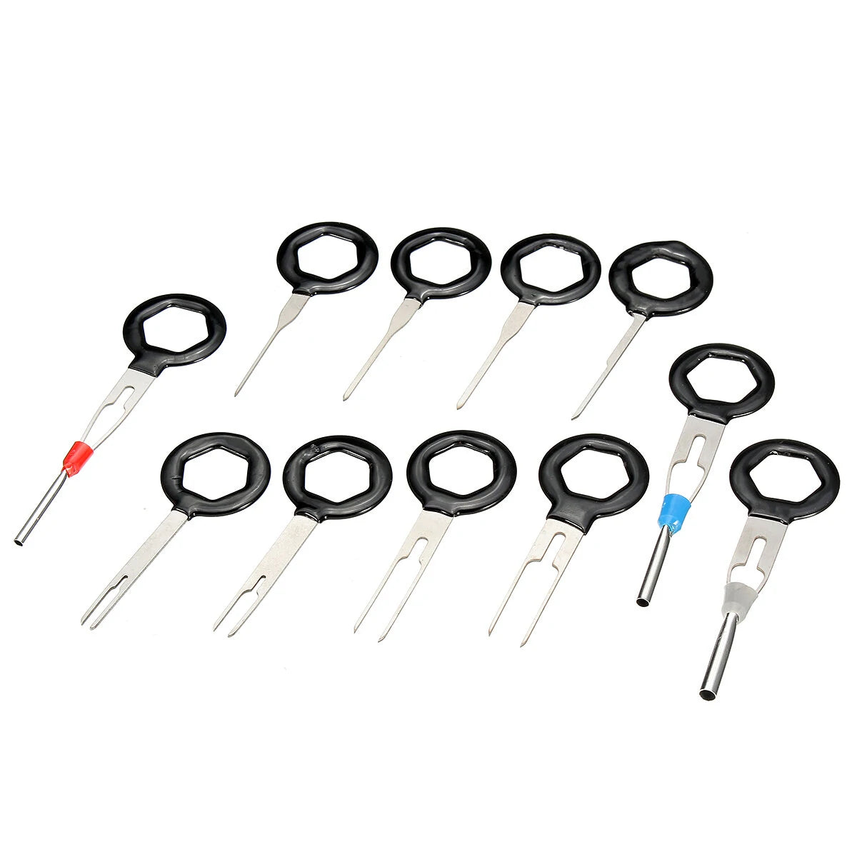 11PCS High-Quality Aluminum Terminal Removal Tool Kit for Car Wiring Connector Pin Extractor
