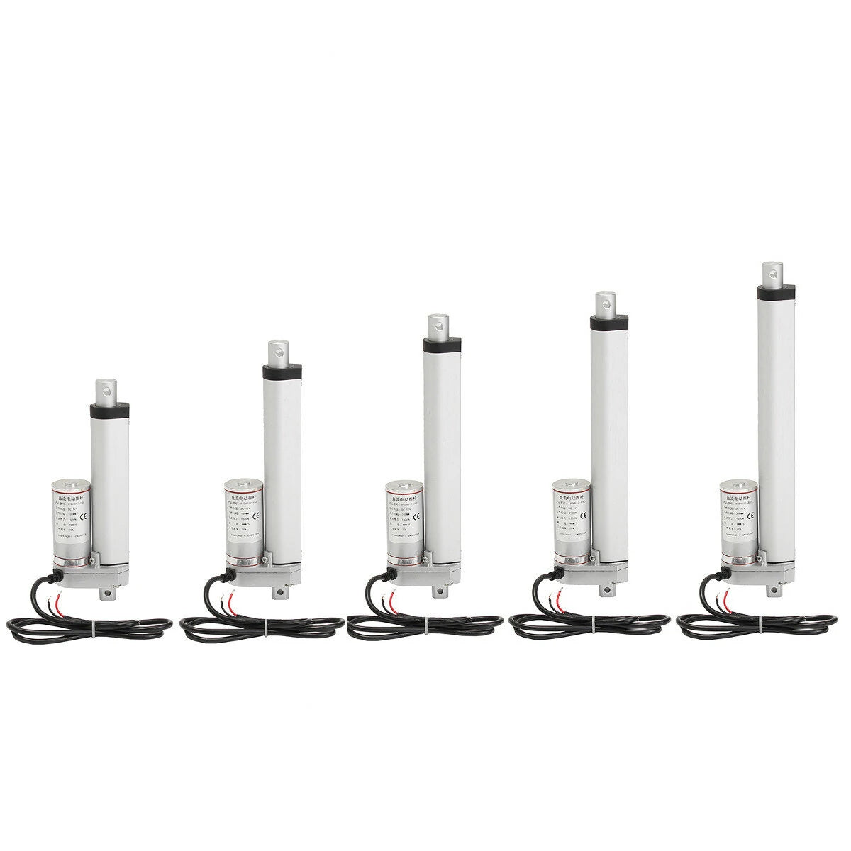 12V/24V Linear Actuator Motor, 100N-1000N Adjustable Force, 4-18 Inch Stroke for Door/Window Automation