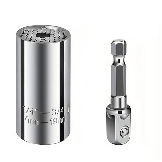 Multifunctional Magic Grip Universal Socket Wrench 7-19mm