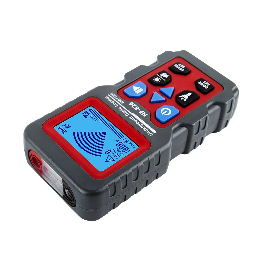 Noyafa NF-826 Professional Wire & Cable Tracker, Portable Underground Pipe & Telephone Locator