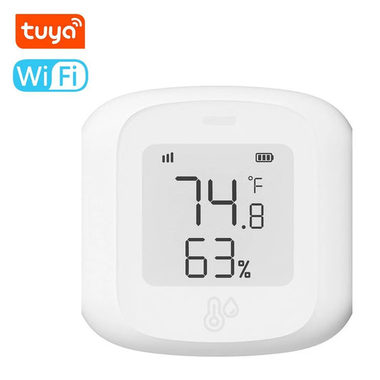 Smart Home WiFi Temperature & Humidity Monitor with App Control