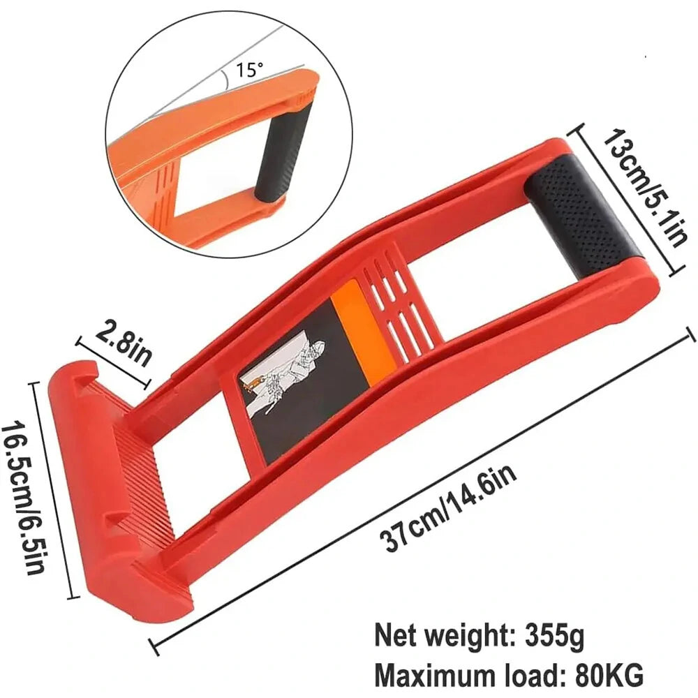 Heavy Duty 80kg Drywall and Plywood Panel Carrier Tool - ABS Plastic Plier for Sheet Transport