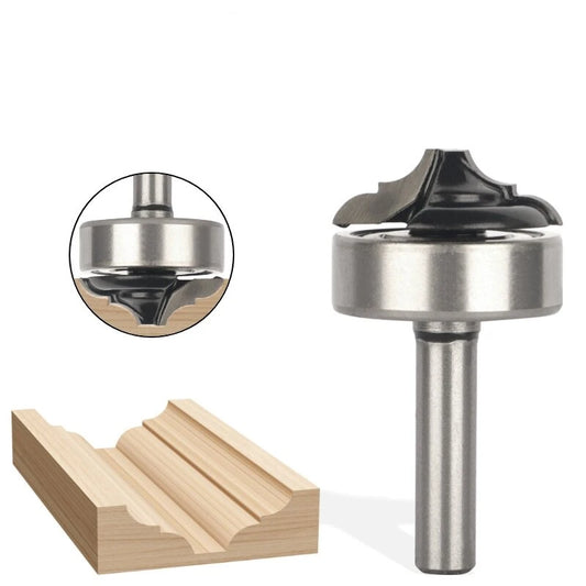 8mm Shank Classical Cabinet Router Bit with Bottom Bearing for Wood Trimming
