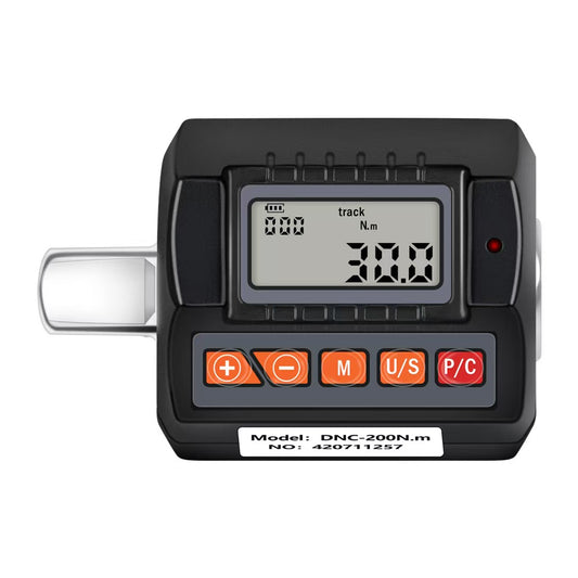 Digital Torque Meter Wrench Tester 1/2 Drive with Sound & Light Alarm, High Accuracy Backlit Display, 4 Units - Ideal for Automotive, Bike, Motorcycle, DIY & Home Repairs