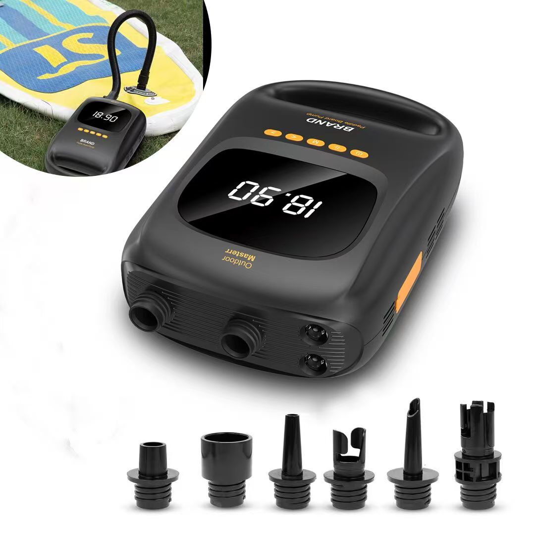 20PSI High Pressure Digital Electric Air Pump with LCD for Inflatable SUP Paddle Board