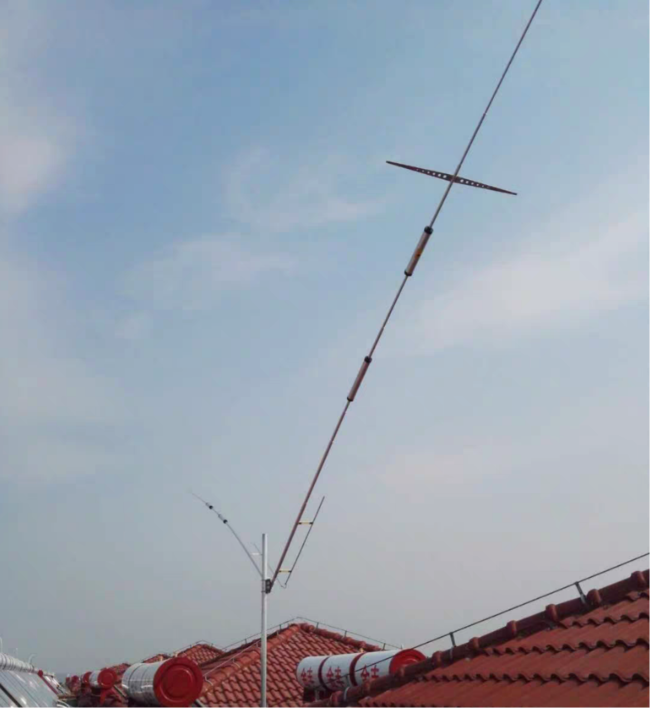 High Efficiency 750V Shortwave Antenna - 5 Bands, Low Noise, 7M-14M-21M-28M/29M-50M, 2000W PEP, 1.5 VSWR for Ham Radio