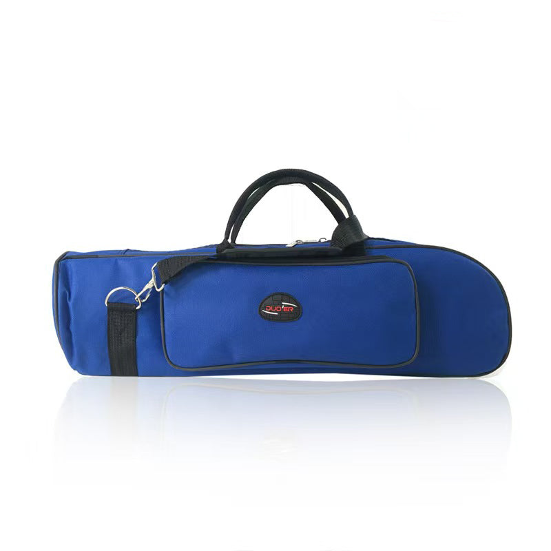 Water-Resistant Trumpet Gig Bag, 600D Oxford Cloth, Adjustable Shoulder Strap, 5mm Padded, with Pocket
