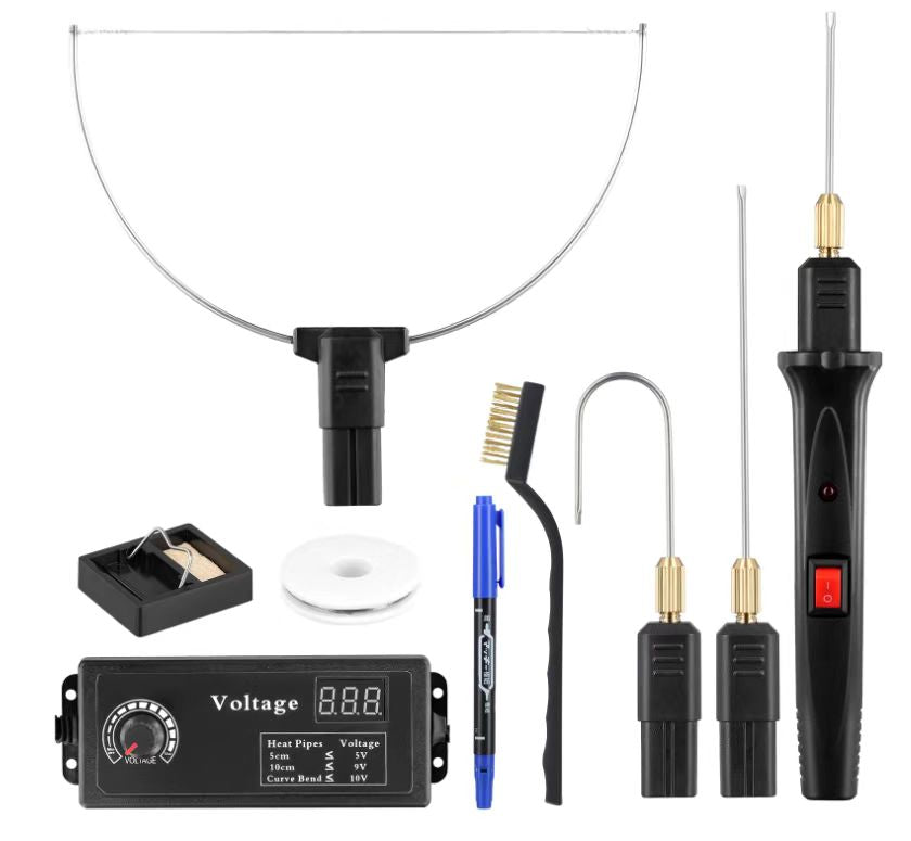 3-in-1 Electric Foam Cutter Kit - 18W Styrofoam Cutting Pen with Voltage Transformer Adapter