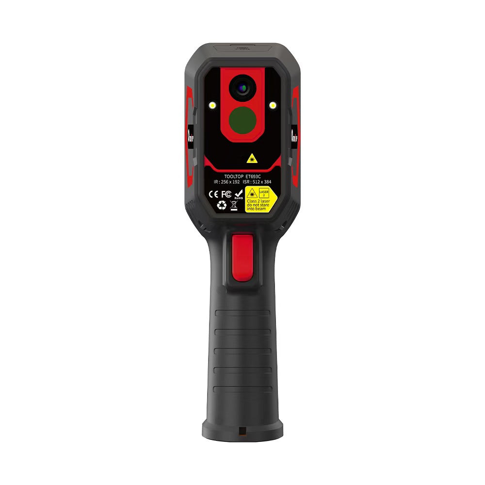 TOOLTOP ET693C Thermal Imaging Camera – 256×192 IR Sensor + 1080P Visible, 512×384 Super IR Enhancement, for Automotive & Electrical Diagnostics