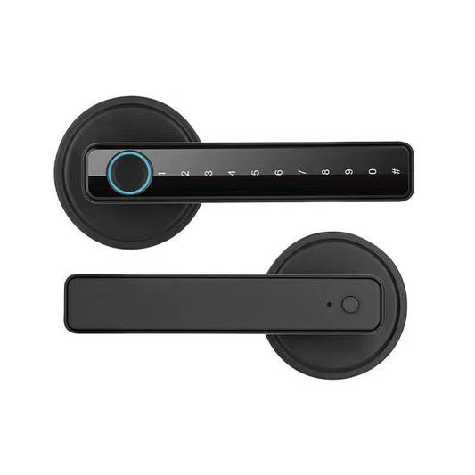 Smart Biometric 4-in-1 Keyless Door Lock with Handle Set