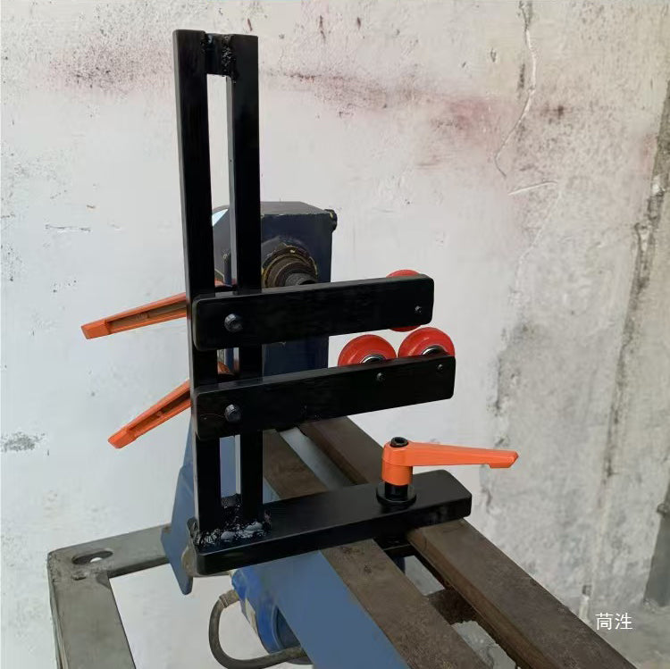 Cast Iron Wood Lathe Steady Rest with 3 Wheels - Woodturning Tool