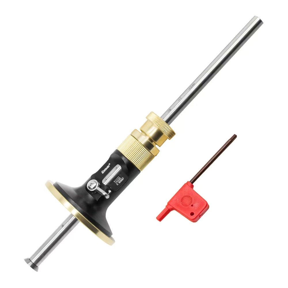 European Brass Woodworking Scriber & Mortise Marking Gauge Ruler