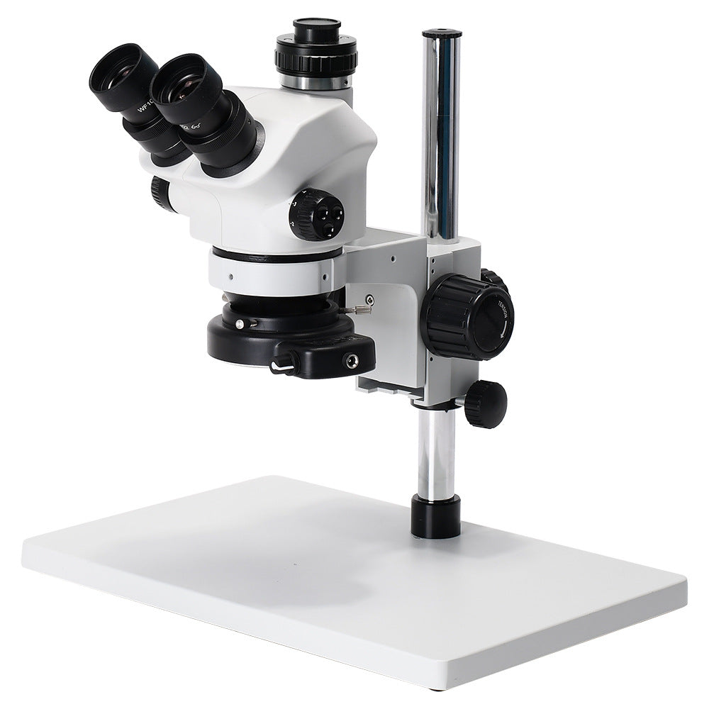 4K HDMI Video Camera Microscope, 24MP Simul-Focal, 3.5X–100X Stereo Trinocular Microscope with CTV Adapter & Barlow Lenses
