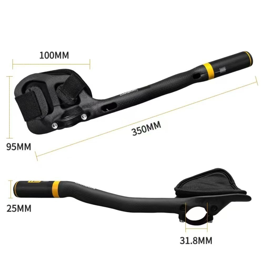 Carbon Fiber TT Aero Handlebar 31.8mm Tri Bars Rest for Bicycles