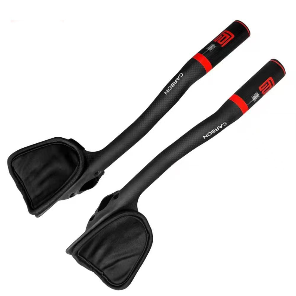 Carbon Fiber TT Aero Handlebar 31.8mm Tri Bars Rest for Bicycles