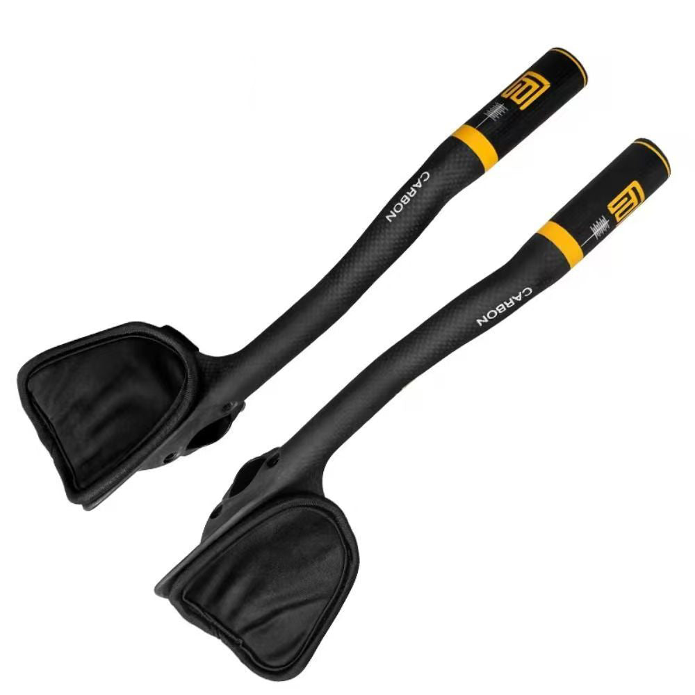 Carbon Fiber TT Aero Handlebar 31.8mm Tri Bars Rest for Bicycles