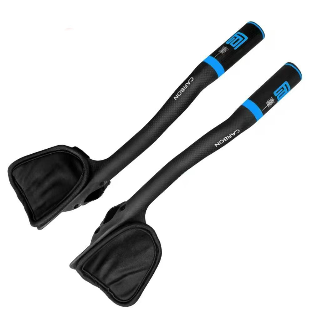Carbon Fiber TT Aero Handlebar 31.8mm Tri Bars Rest for Bicycles