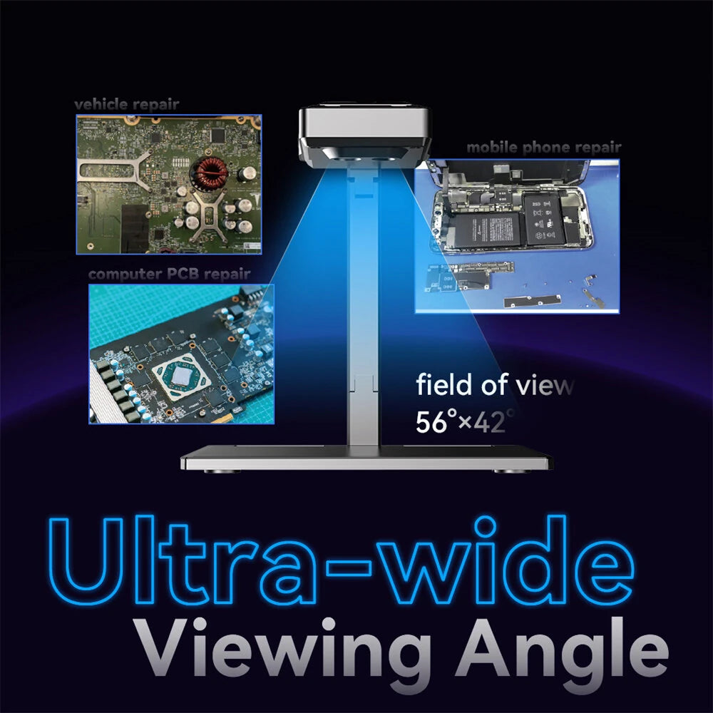 4K Dual-Light Infrared Thermal Camera Langchi ShortCam III, 256x192 Resolution, -20℃ to 550℃, WiFi HDMI for PCB Repair