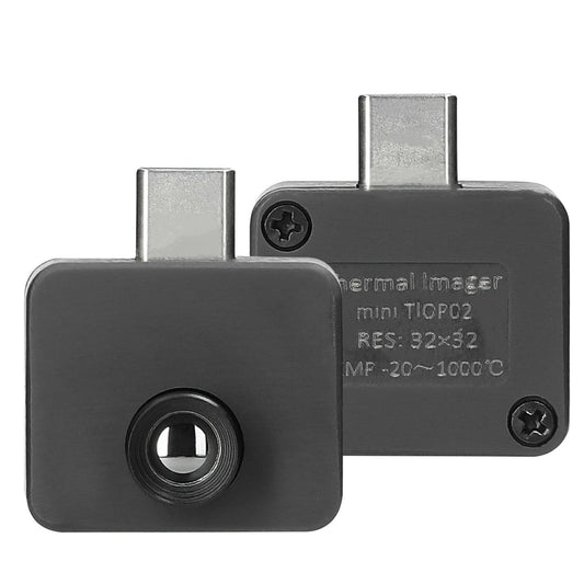 Compact Thermal Imager for Mobile Phones: -20℃ to 1000℃ Range, Multi-Palette Modes, Temp Measurement