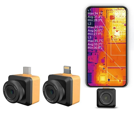 INFIRAY T2S+ Smartphone Thermal Imaging Camera 256×192 Type-C | PCB Floor Heat Inspection Infrared Imager