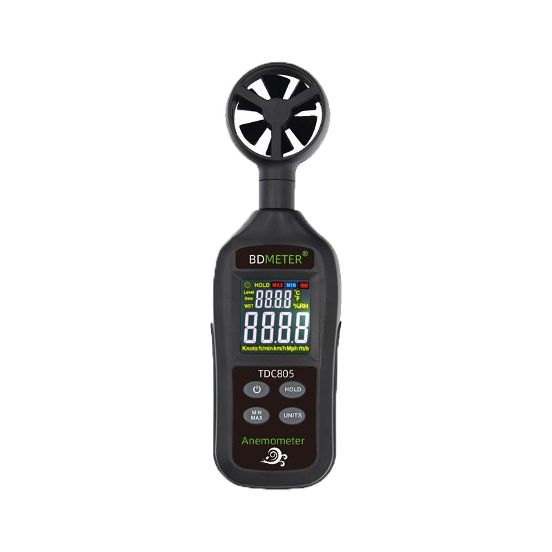 Digital Anemometer Handheld High-Precision Wind Speed & Temperature Meter with Backlit LCD
