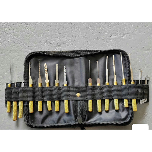 DANIU 18-Piece Dimple Lock Pick Tool Set for Locksmiths