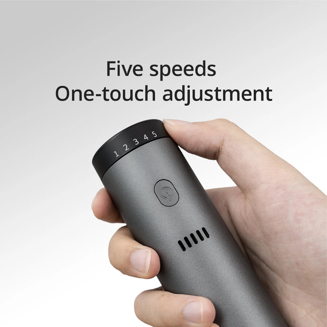 AtuMan EP2 42-in-1 Electric Sanding Pen - 5 Speeds, 7.2V, 1100mAh Battery, Lightweight & Compact with 43-Piece Accessory Kit for Polishing, Drilling, Cutting