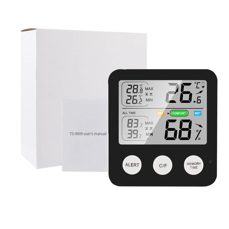 Multi-Functional LCD Digital Indoor Thermo-Hygrometer