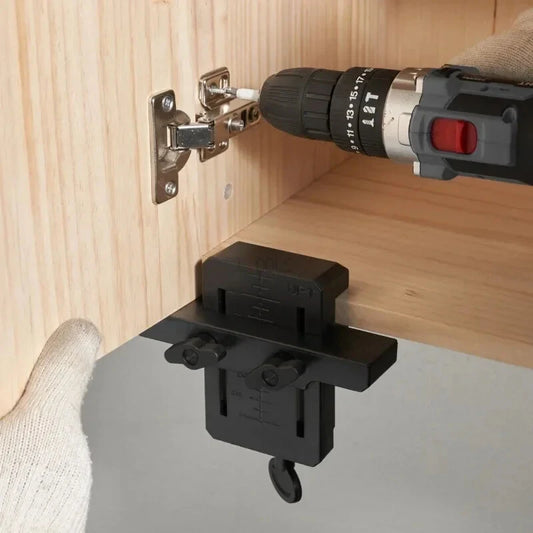 Hidden Door Support Arm Cabinet Installation Clamp for Wardrobe & Floor Cabinets