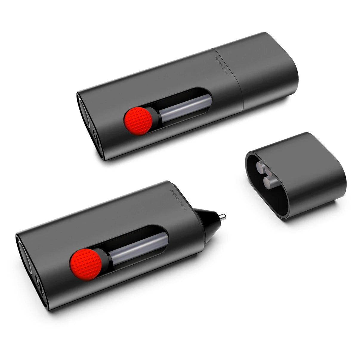 Portable WOWSTICK Mini Hot Glue Pen, 3.7V 2000mAh All-Aluminum, Type-C Charging for DIY Crafts, 160℃ Lithium-Powered