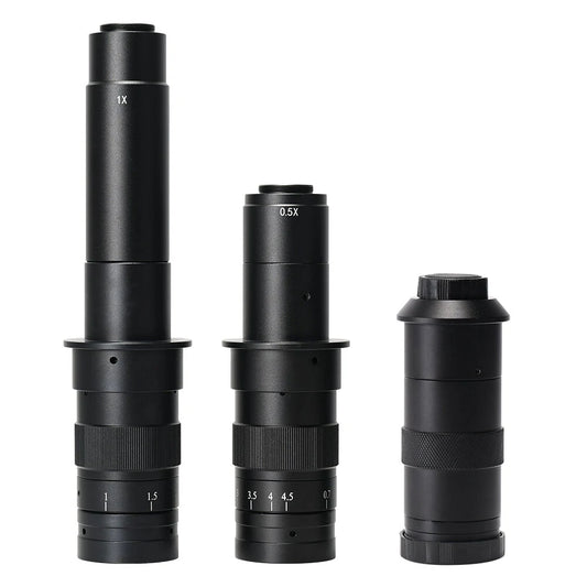 130X 180X 300X Industrial Monocular Zoom Lens HDMI Video Microscope Camera