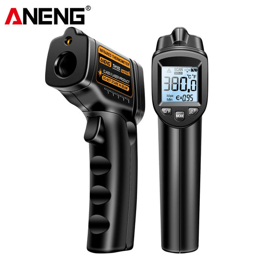 ANENG TH103 Class II Laser Infrared Thermometer Gun -20°C to 380°C Industrial Thermal Testing Tool