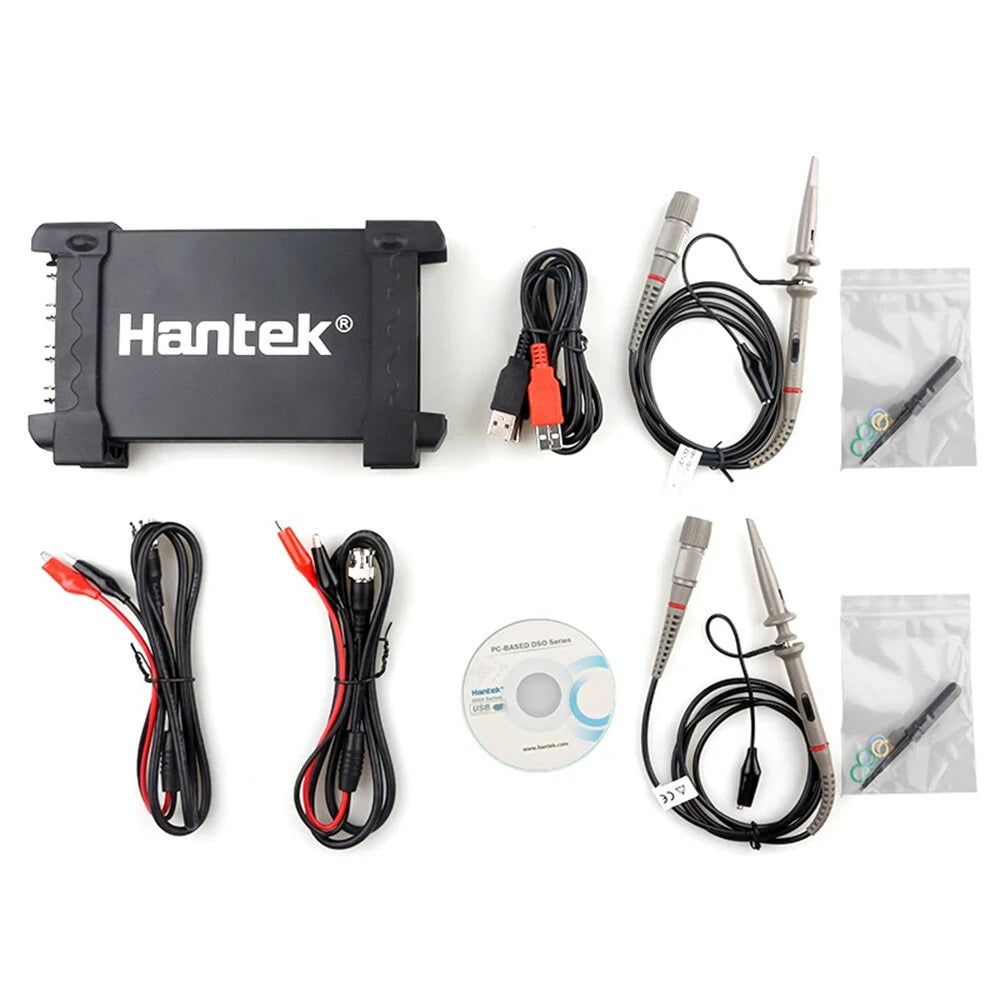 Digital Storage Oscilloscope - Hantek 6074BE, 4 Channels, 70MHz Bandwidth, USB Powered