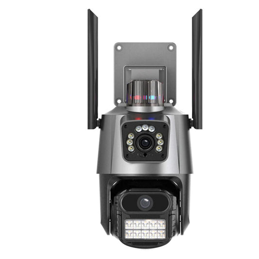 6MP 3K Dual Lens PTZ WiFi Camera with Night Vision, Motion Detection, Two-Way Intercom, Playback | ICSEE App Security CCTV