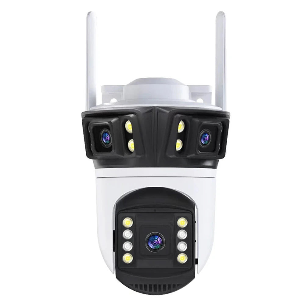 ICSEE 4K 8MP Outdoor WiFi IP Camera - Wireless CCTV, IP66 Weatherproof, Night Vision, Motion Tracking, Two-Way Audio, SD/Cloud Storage