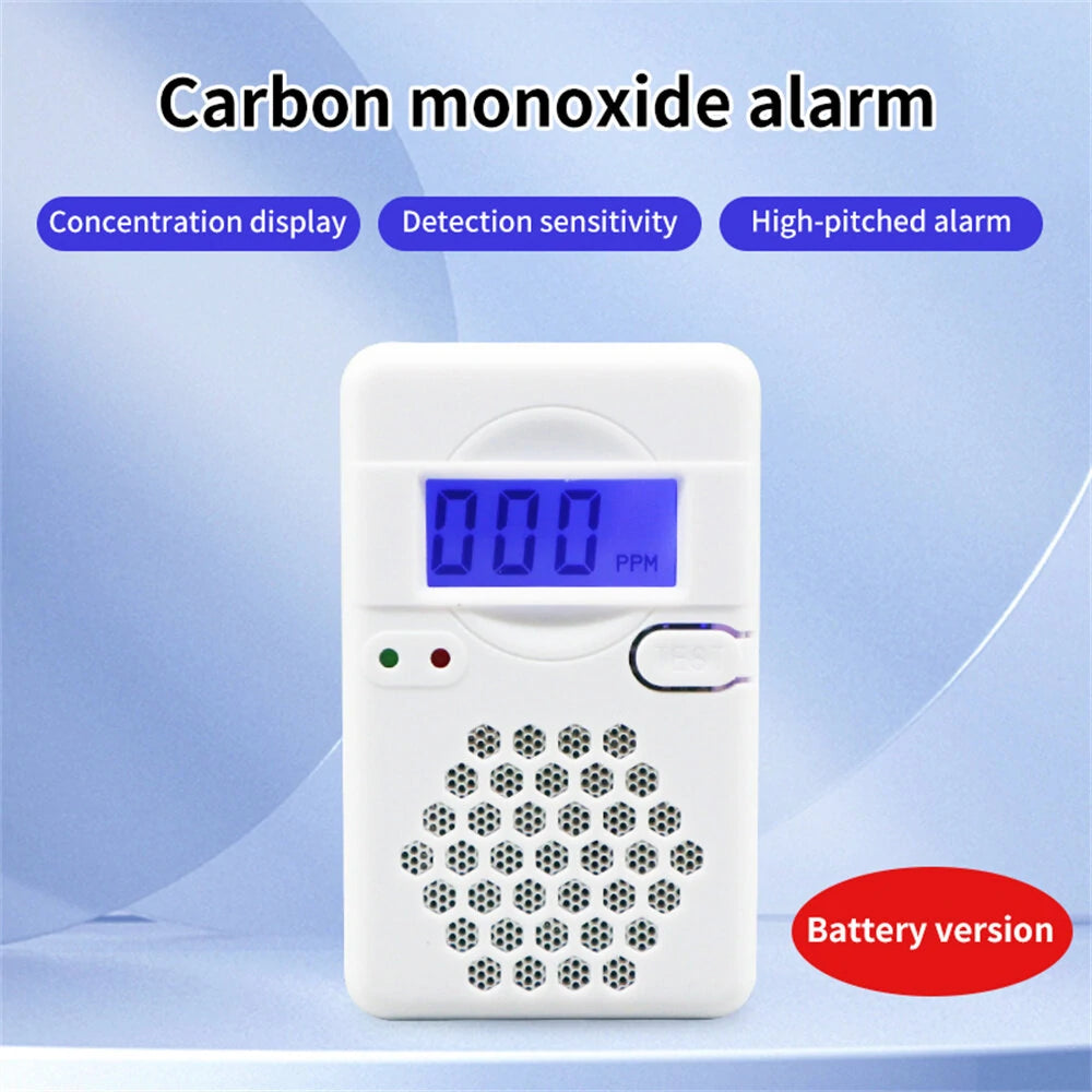 Carbon Monoxide Detector ZN-CDR817 with Electrochemical Sensor, Self-check, Sound & Light Alarm