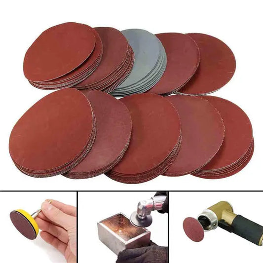 100pcs 4-Inch Sanding Discs Set, 80-3000 Grit, 100mm Polishing Pads Mix