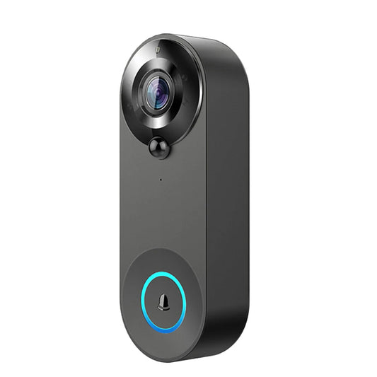 Smart WiFi Tuya 1080P Video Doorbell with Wide-Angle, PIR Motion Sensor, Night Vision, Two-Way Audio, TF Card & Cloud Storage for Home Security