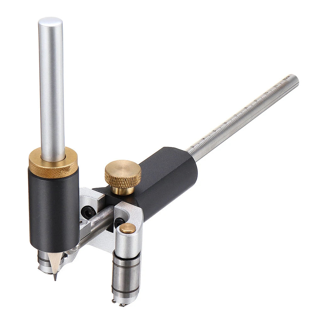 2-in-1 Woodworking Linear & Arc Scriber with Pencil