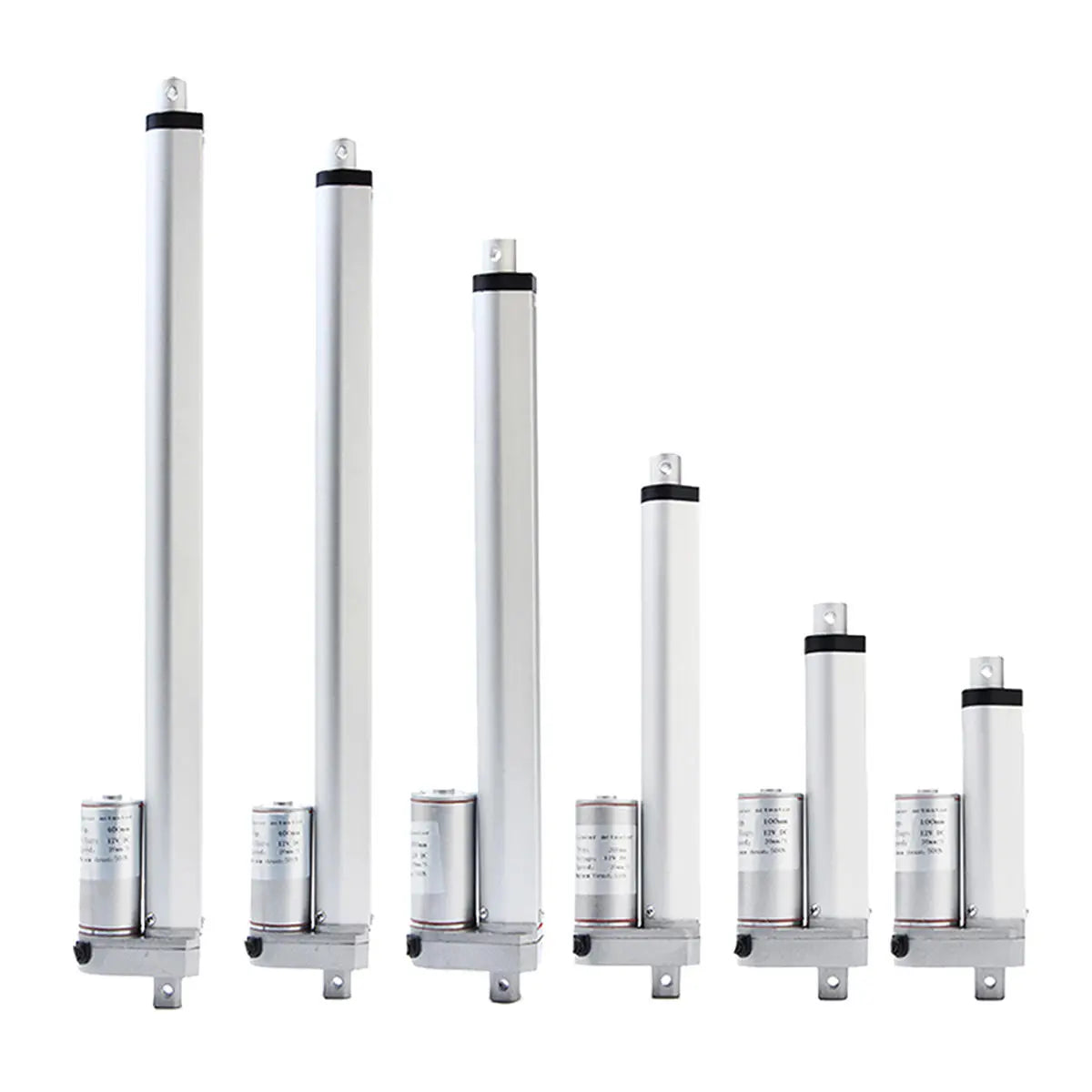 DC 12V Linear Actuator Motor, 900N, 2-20 Inch Stroke, 50-500mm Tubular Motor