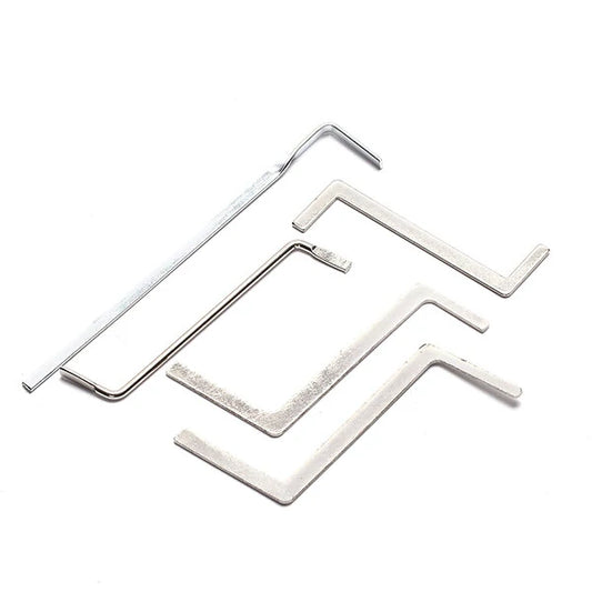 DANIU 5pcs Stainless Steel Double Row Lock Pick Tension Tools