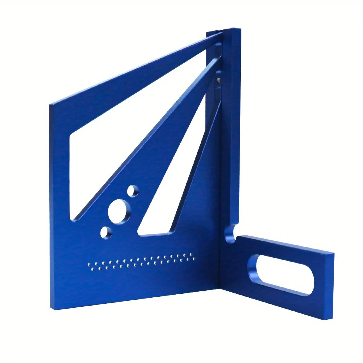 JIGHOLE Durable Aluminum 3D Angle Measuring Tool - T-Type Triangle Protractor & Scriber for Woodworking (Metric/Imperial)