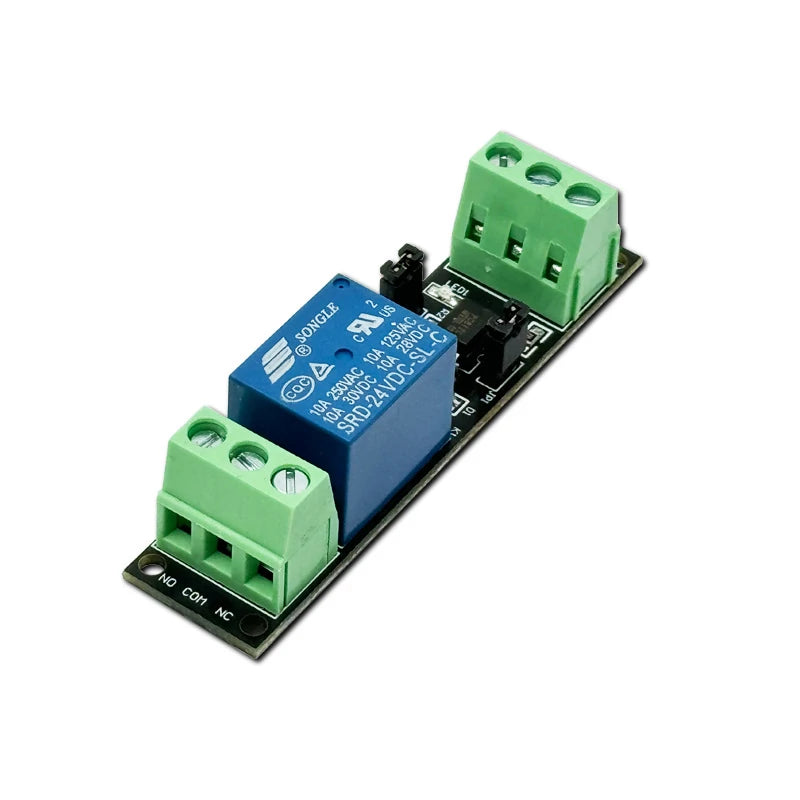 Isolated 5V/12V/24V 1-Way High-Level Relay Module Control Board