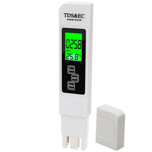 Digital TDS Meter Water Tester 0-9990ppm with LCD Display for Aquarium and Purity Measurement