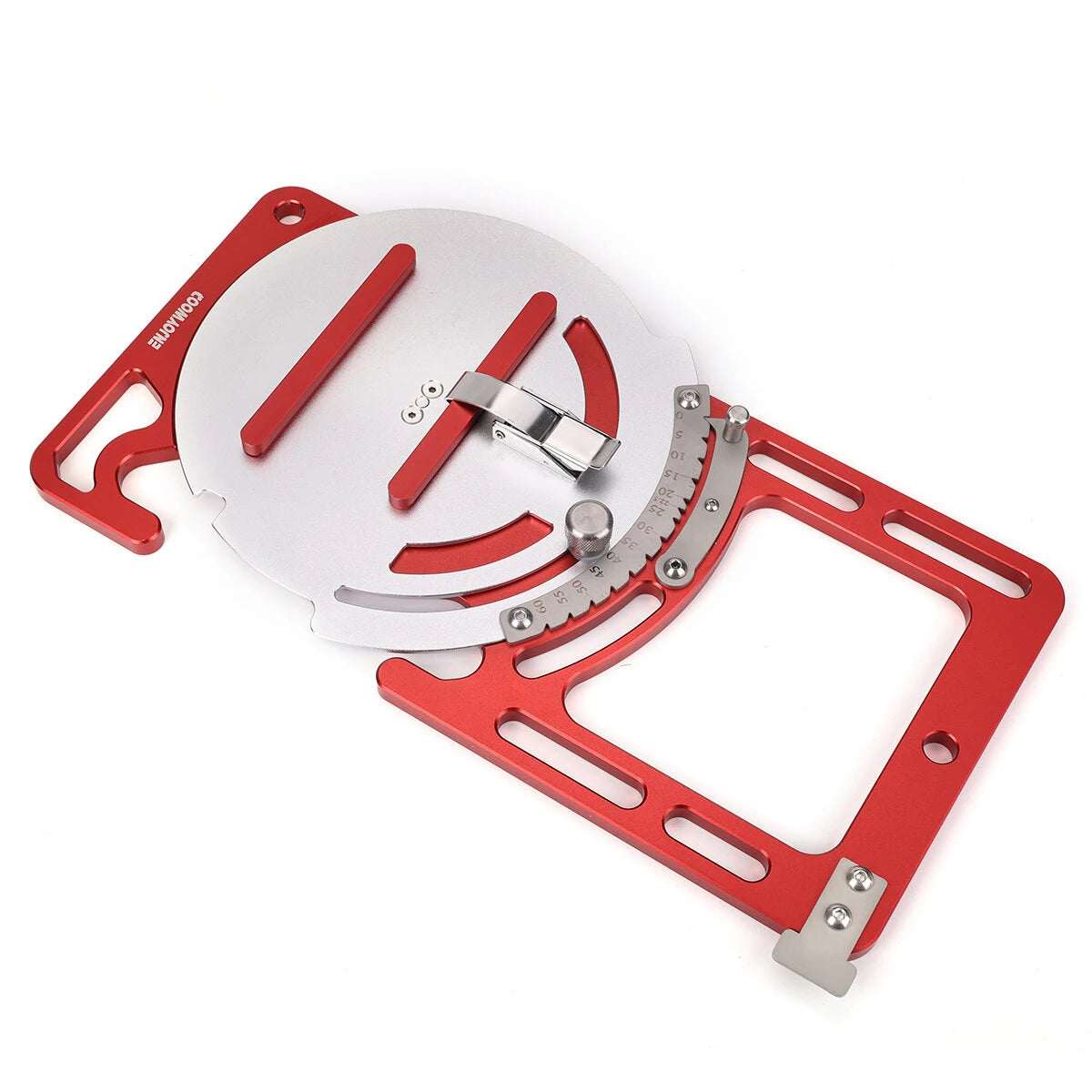 ENJOYWOOD Adjustable Aluminum Alloy Track Square Saw Rail Guide for Engraving & Woodworking