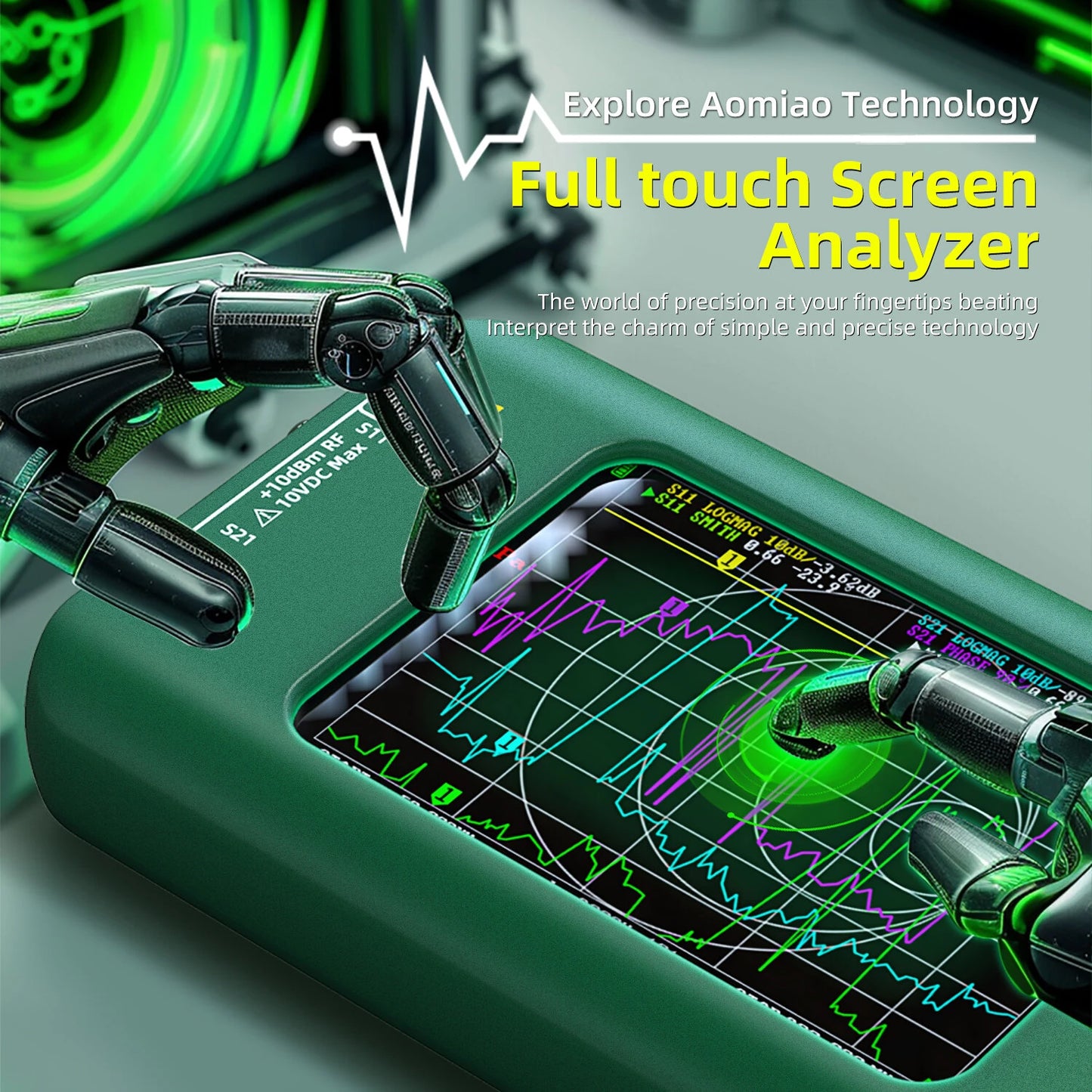 BSIDE P5 Vector Network Analyzer, 10kHz-15GHz, 3.98-inch TFT Display, 3000mAh Battery, Calibration Kit Included